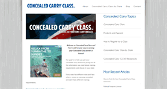 Desktop Screenshot of concealedcarryclass.net